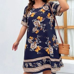 Floral Print Tunic Dress